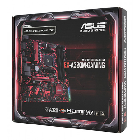 Материнская плата ASUS EX-A320M-GAMING черный