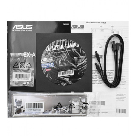 Материнская плата ASUS EX-A320M-GAMING черный