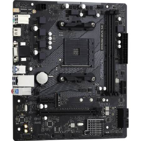 Материнская плата ASRock B550M-HVS SE черный