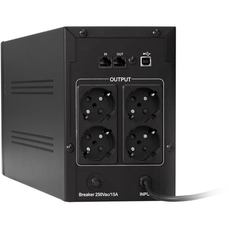 ИБП ExeGate SpecialPro Smart LLB-1000.LCD.AVR.4SH.RJ.USB (EP212519RUS) черный (С АККУМУЛЯТОРОМ)