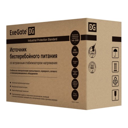 ИБП ExeGate SpecialPro Smart (LLB-2200.LCD.AVR.2SH.RJ.USB) черный (С АККУМУЛЯТОРОМ)