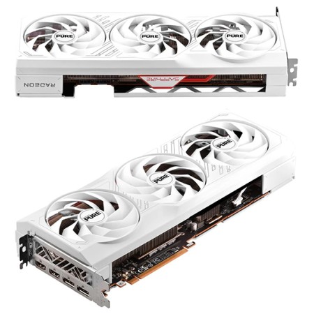 Видеокарта Sapphire AMD Radeon RX 7700 XT PURE (11335-03-20G) 12 Гб белый