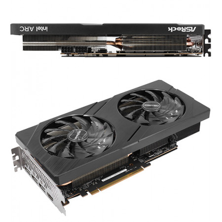 Видеокарта ASRock Intel Arc A770 Challenger OC (A770 CL 16GO) черный