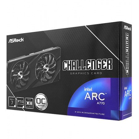 Видеокарта ASRock Intel Arc A770 Challenger OC (A770 CL 16GO) черный