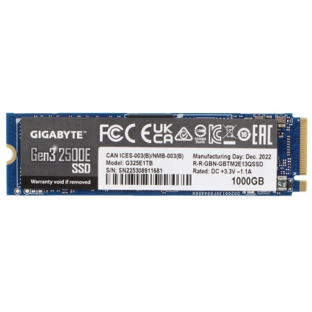 1 ТБ SSD диск GIGABYTE Gen3 2500E (G325E1TB) синий