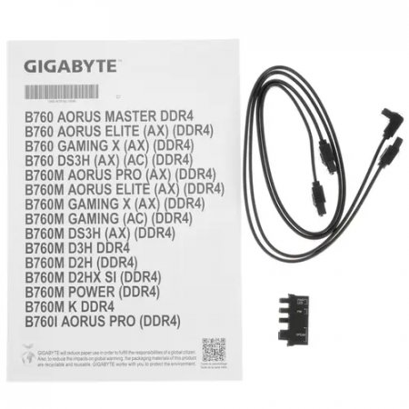 Материнская плата GIGABYTE B760 AORUS ELITE черный