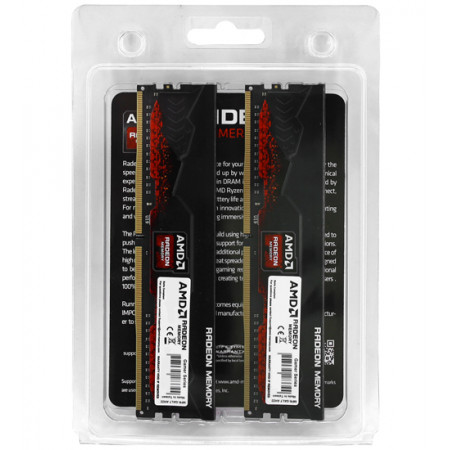 Оперативная память AMD Radeon R9 Gamer Series (R9S416G3206U2K) 16 ГБ черный