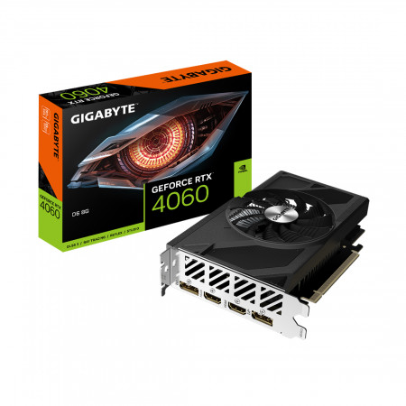 Видеокарта GIGABYTE GeForce RTX 4060 D6 (GV-N4060D6-8GD) черный