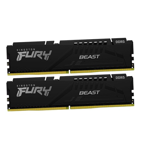 Оперативная память Kingston Fury Beast Black AMD (KF560C36BBEK2-32) 32 ГБ черный