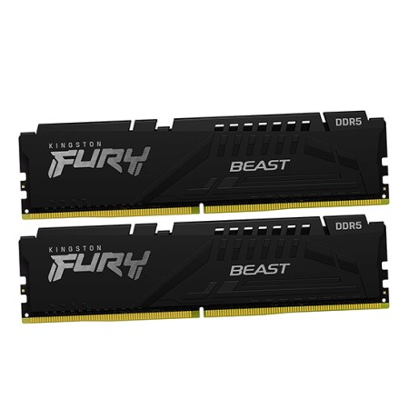 Оперативная память Kingston Fury Beast Black AMD (KF560C36BBEK2-64) 64 ГБ черный