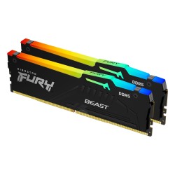 Оперативная память Kingston FURY Beast Black AMD RGB (KF560C36BBEAK2-64) 64 ГБ черный