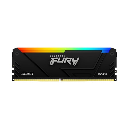 Оперативная память Kingston FURY Beast Black RGB (KF436C18BB2A/16) 16 ГБ черный