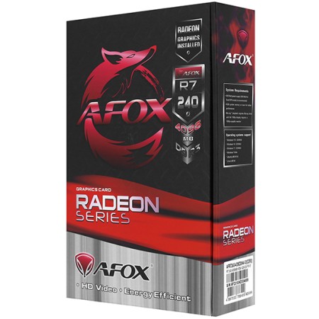 Видеокарта Afox R7 240 (AFR7240-4096D3H4-V3) 4 Гб черный