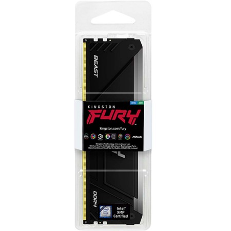 Оперативная память Kingston Fury Beast RGB (KF432C16BB2A/8) 8 ГБ черный