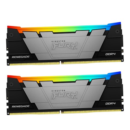 Оперативная память Kingston FURY Renegade RGB (KF436C16RB12AK2/32) 32 ГБ серый
