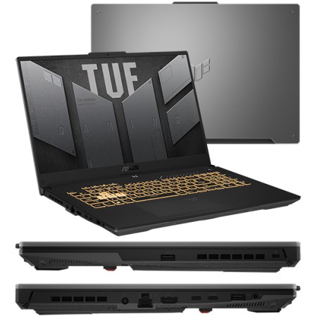 17.3" Ноутбук ASUS TUF Gaming F17 FX707ZC4-HX014 (90NR0GX1-M000K0) черный