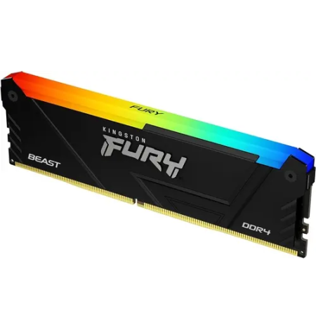 Оперативная память Kingston FURY Beast Black RGB (KF432C16BB2A/32) 32 ГБ черный