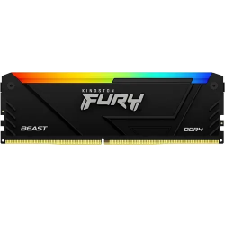 Оперативная память Kingston FURY Beast Black RGB (KF432C16BB2A/32) 32 ГБ черный