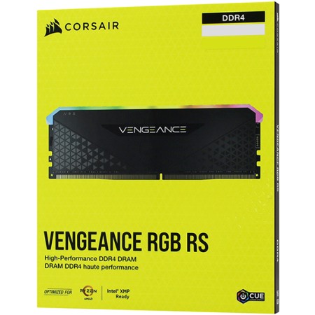 Оперативная память Corsair Vengeance RGB RS (CMG32GX4M2E3200C16) 32 ГБ черный