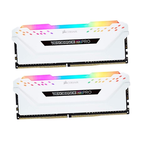 Оперативная память Corsair Vengeance RGB PRO (CMW32GX4M2E3200C16W) 32 ГБ белый