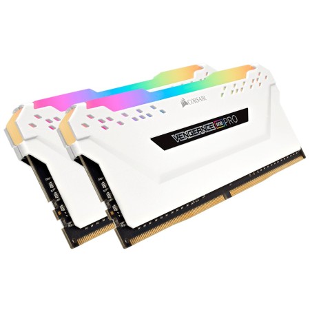 Оперативная память Corsair Vengeance RGB PRO (CMW32GX4M2E3200C16W) 32 ГБ белый