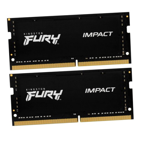 Оперативная память Kingston Fury Impact (KF560S38IBK2-32) 32 ГБ черный