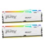 Оперативная память Kingston Fury Beast RGB (KF556C36BWEAK2-32) 32 ГБ белый