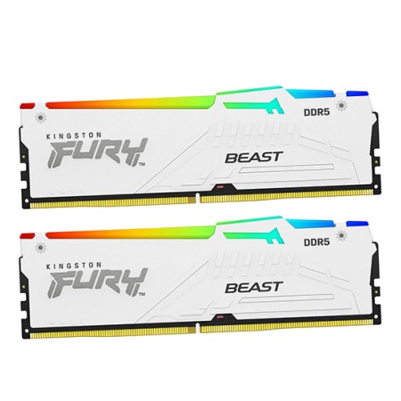Оперативная память Kingston Fury Beast RGB AMD (KF560C36BWEAK2-32) 32 ГБ белый