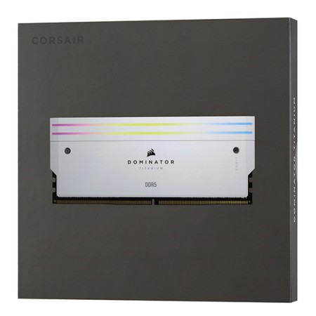Оперативная память Corsair Dominator Titanium RGB (CMP32GX5M2B6000C30W) 32 ГБ белый