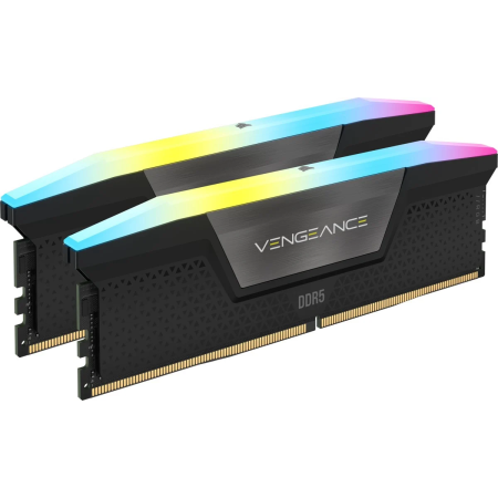 Оперативная память Corsair Vengeance RGB (CMH32GX5M2B6400C36) 32 ГБ черный