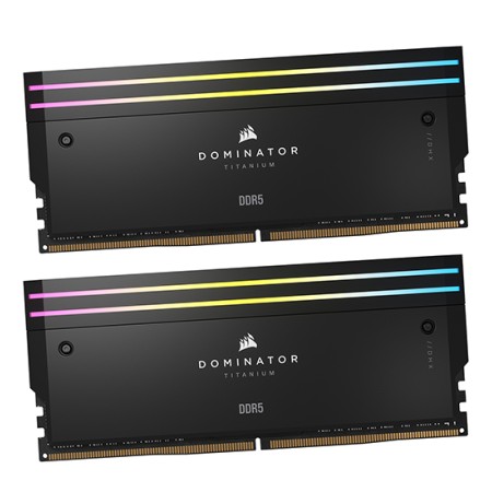 Оперативная память Corsair Dominator Titanium RGB (CMP64GX5M2B6000C30) 64 ГБ черный