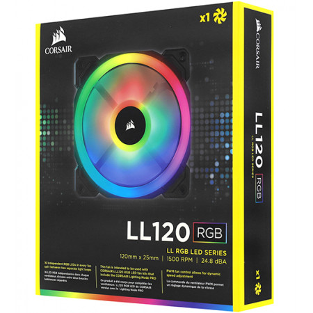 Вентилятор Corsair LL120 RGB LED (CO-9050071-WW) черный