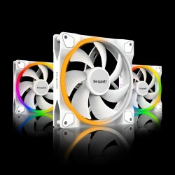 Комплект вентиляторов для корпуса be quiet! Light Wings PWM 3x140 мм (BL102) белый