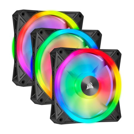 Комплект вентиляторов Corsair iCUE QL120 RGB Triple Fan (CO-9050098-WW) 3 шт черный