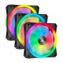 Комплект вентиляторов Corsair iCUE QL120 RGB Triple Fan (CO-9050098-WW) 3 шт черный