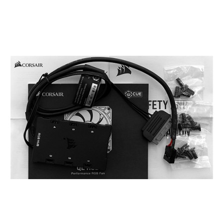 Комплект вентиляторов Corsair iCUE QL120 RGB Triple Fan (CO-9050098-WW) 3 шт черный