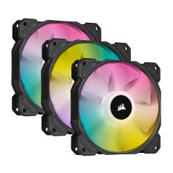 Комплект вентиляторов Corsair iCUE SP120 RGB ELITE Performance (CO-9050109-WW) 3 шт черный