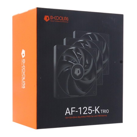 Комплект вентиляторов ID-Cooling AF Series (AF-125-K TRIO) 3 шт черный