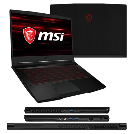 15.6" Ноутбук MSI Thin GF63 12VF-893XKZ (9S7-16R821-893), черный