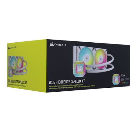 Система водяного охлаждения Corsair H100i ELITE CAPELLIX XT (CW-9060072-WW) белый