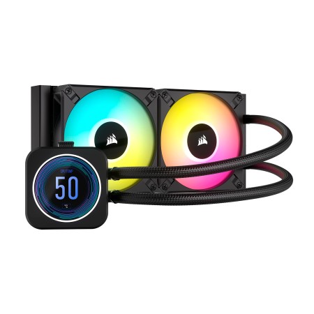 Система водяного охлаждения Corsair H100i ELITE LCD XT Display (CW-9060074-WW) черный