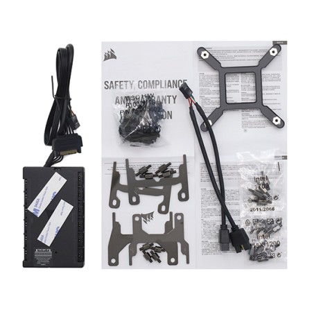 Система водяного охлаждения Corsair H100i ELITE LCD XT Display (CW-9060074-WW) черный