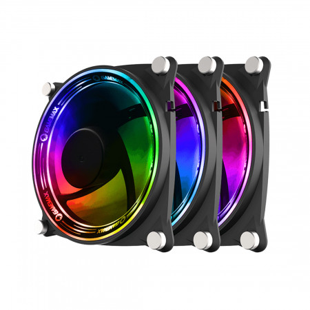 Комплект вентиляторов GameMax RB300 Vortex RGB (14050100934) 3 шт черный