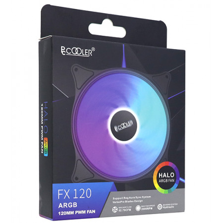 Вентилятор PCCooler FX120 ARGB черный