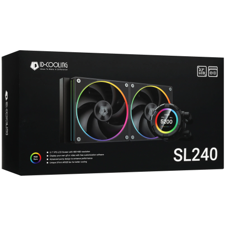 Система водяного охлаждения ID-Cooling SL240 черный