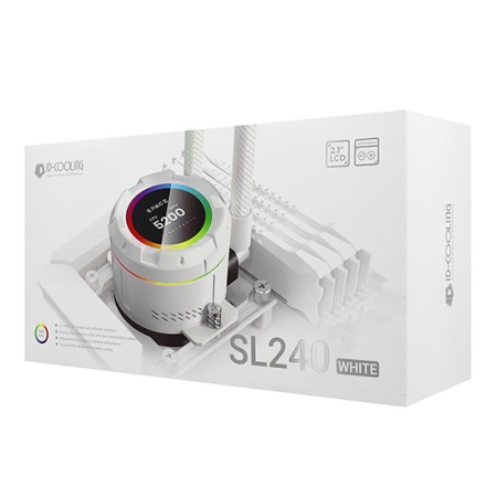 Система водяного охлаждения ID-Cooling SL240 WHITE белый