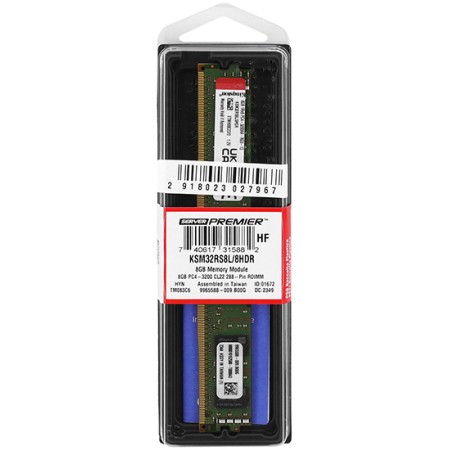 Серверная оперативная память Kingston (KSM32RS8L/8HDR) 8 ГБ зеленый