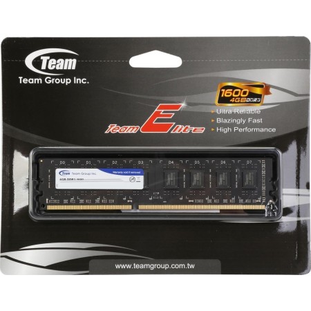 Оперативная память Team Group TED34G1600C1101 4 ГБ черный