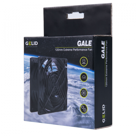 Вентилятор GELID GALE BLACK (FN-GALE-01) черный