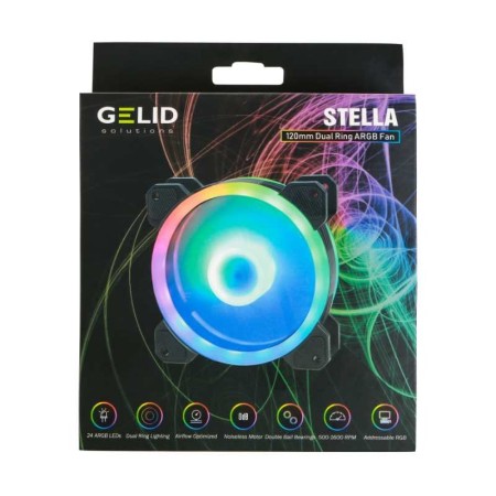 Вентилятор GELID STELLA ARGB (FN-Stella-01) черный